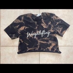 Weightlifting crop top